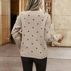 Angelique - Sanfter Pullover mit feinen Punktakzenten