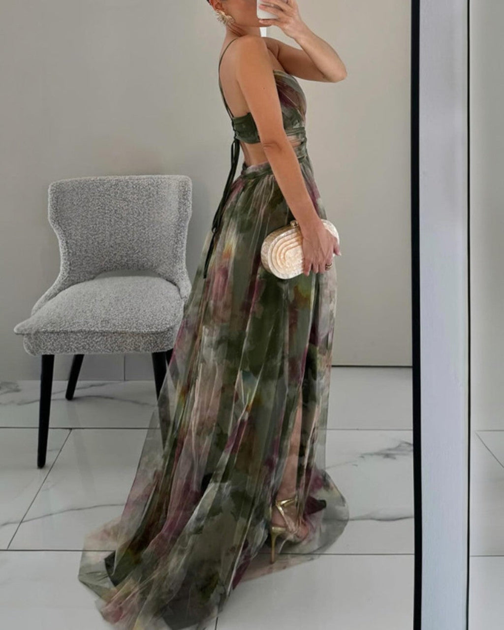 Giselle | Wunderschönes Maxi-Kleid mit Blumenmuster