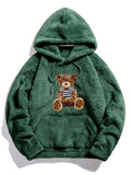 Bier Embroidered Patch Teddy Hoodie