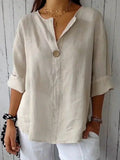 Luny - Legere V-Ausschnitt Bluse