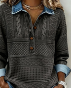 Livia – Bluse mit Kragen und Knopfverschluss