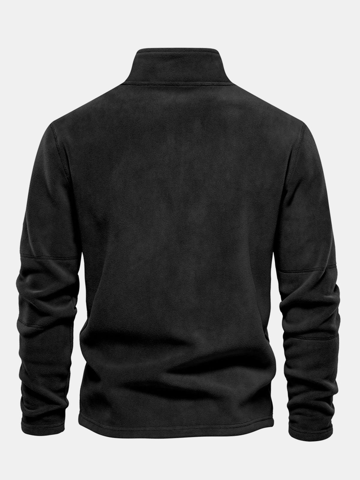 Polarfleece Sweatshirt mit halbem Reißverschluss