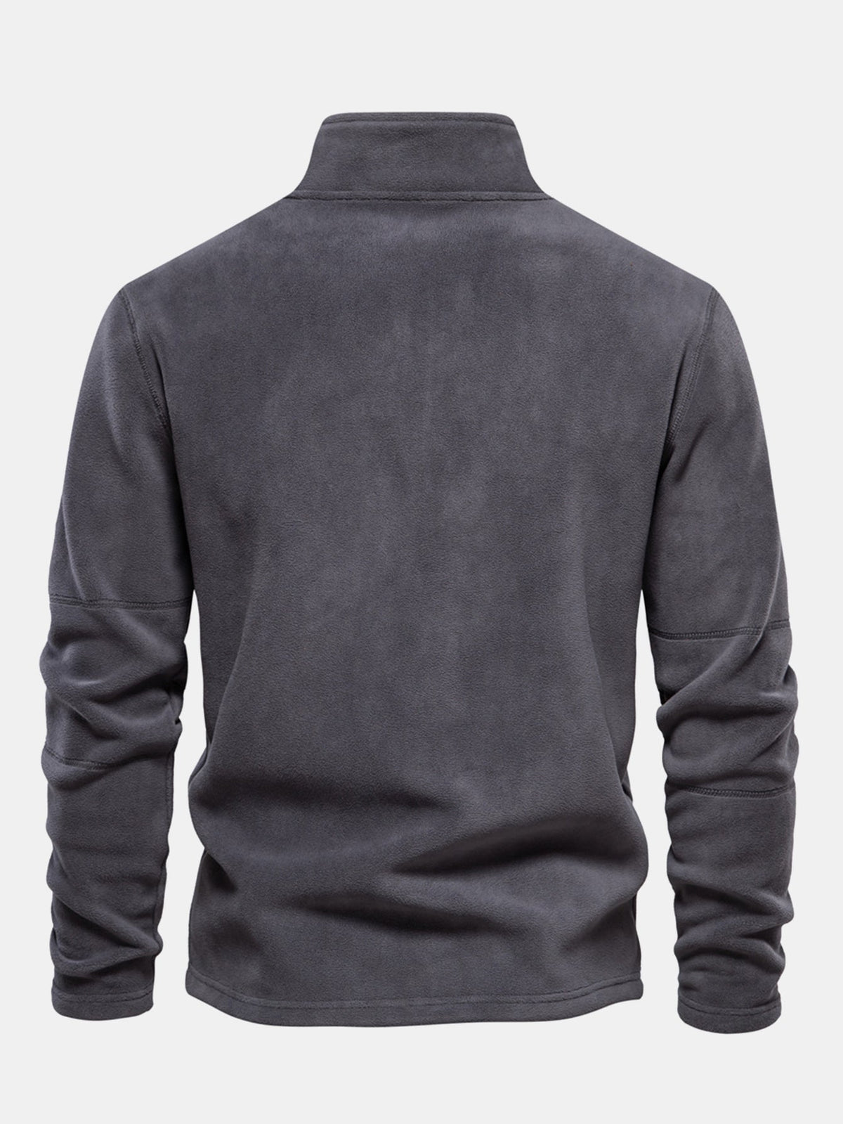 Polarfleece Sweatshirt mit halbem Reißverschluss