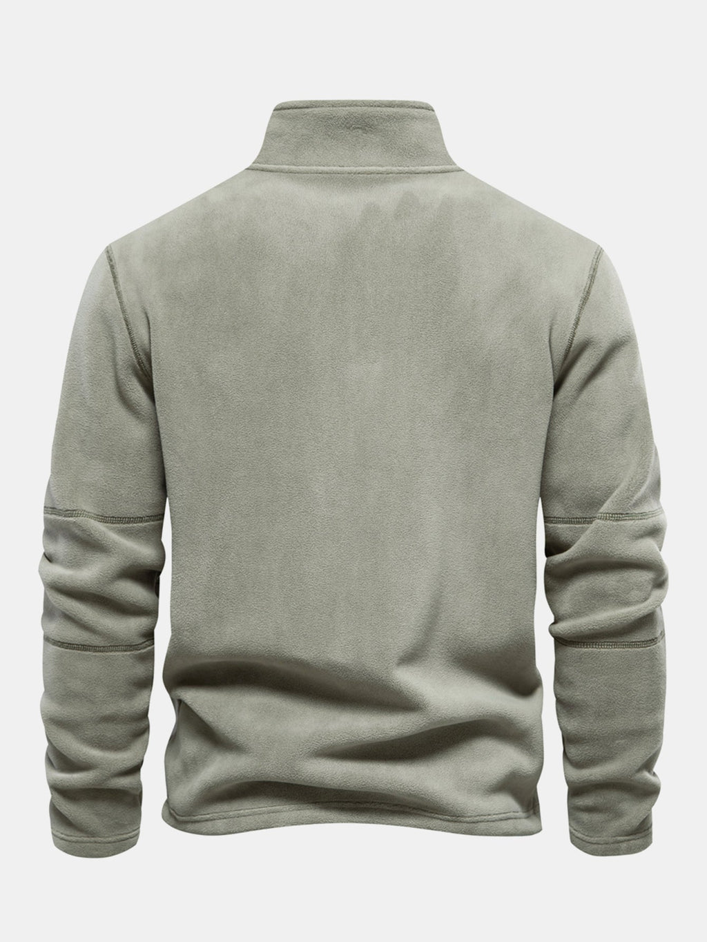 Polarfleece Sweatshirt mit halbem Reißverschluss