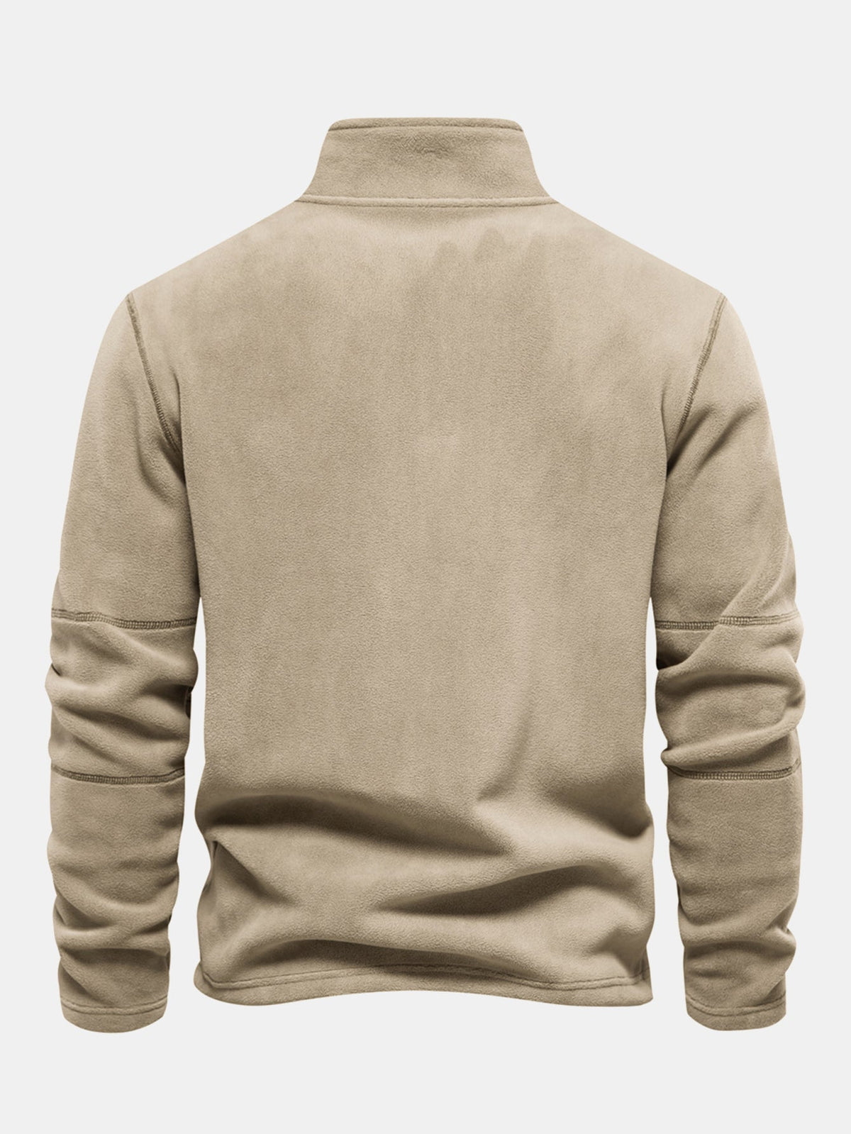 Polarfleece Sweatshirt mit halbem Reißverschluss