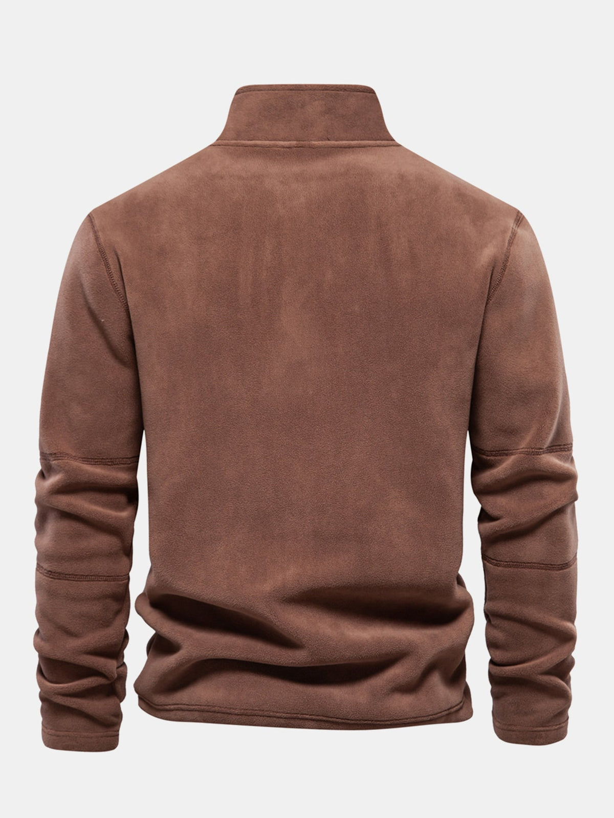Polarfleece Sweatshirt mit halbem Reißverschluss