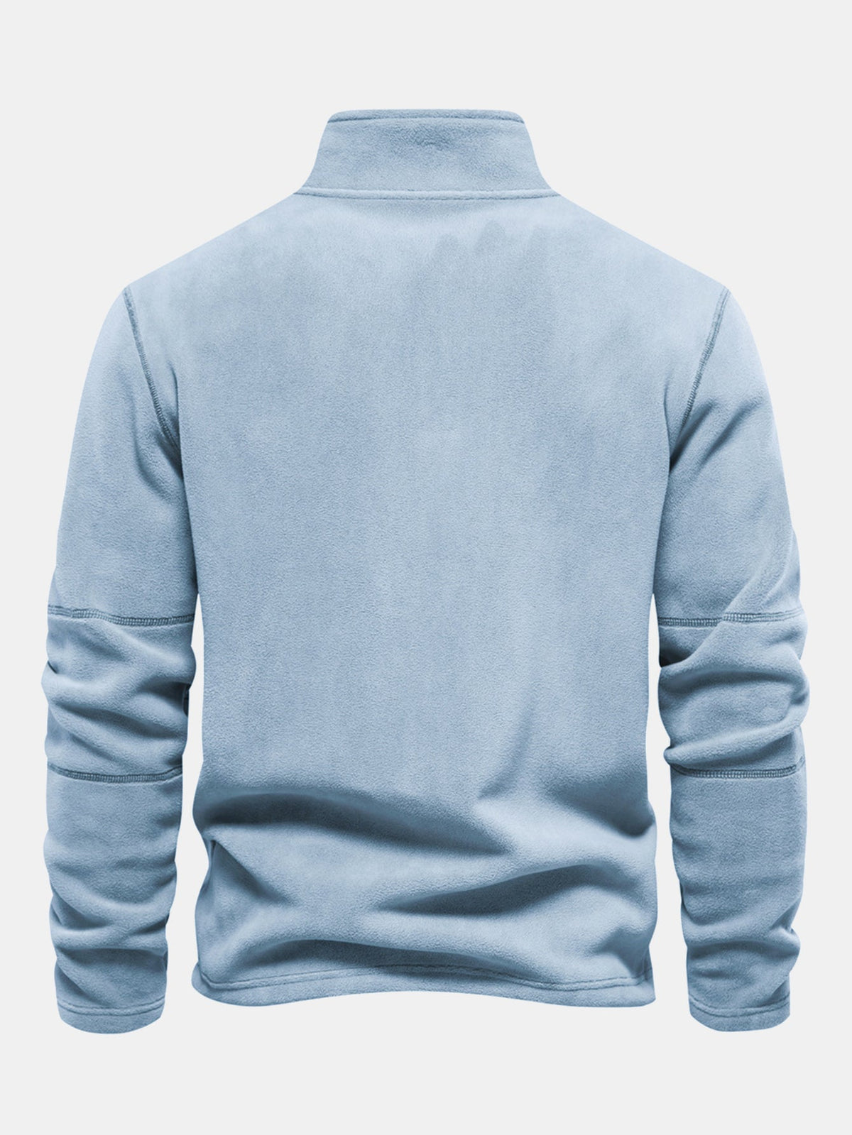 Polarfleece Sweatshirt mit halbem Reißverschluss