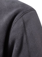 Polarfleece Sweatshirt mit halbem Reißverschluss