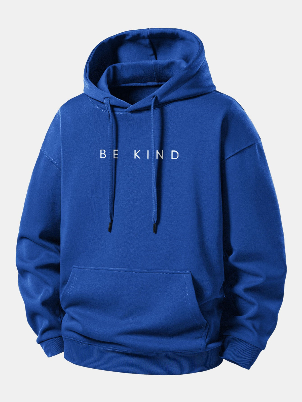 Freundlicher Druck Hoodie in lässiger Passform