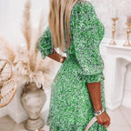Sunna - Stilvolles Blumenkleid