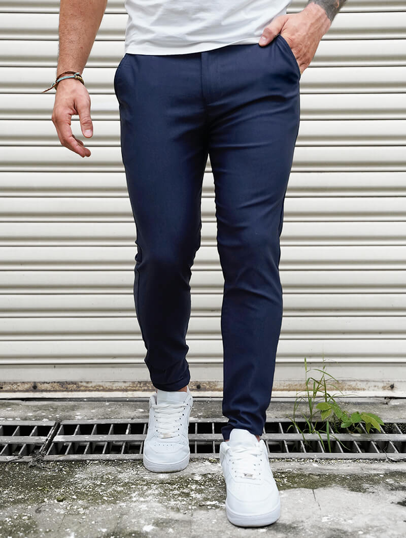 Noa Stretch Pants - Blue