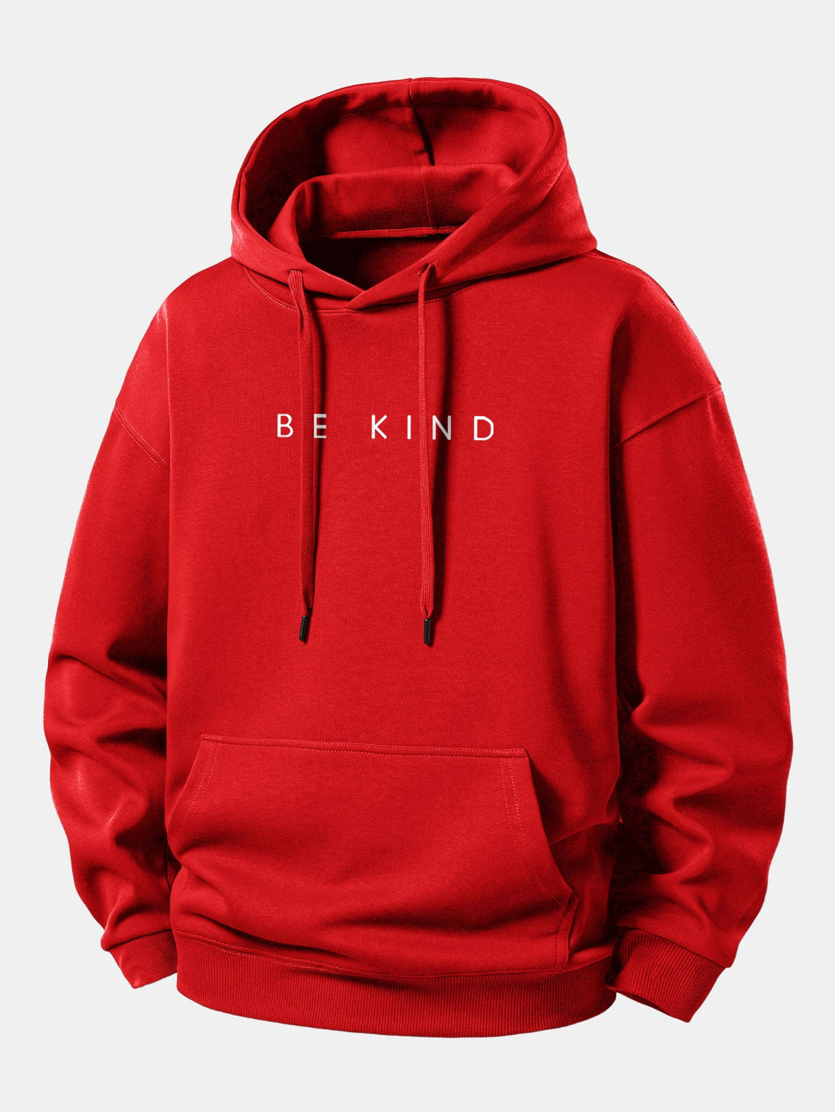 Freundlicher Druck Hoodie in lässiger Passform
