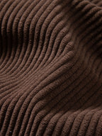 Corduroy Kapuzenpullover mit Kängurutasche