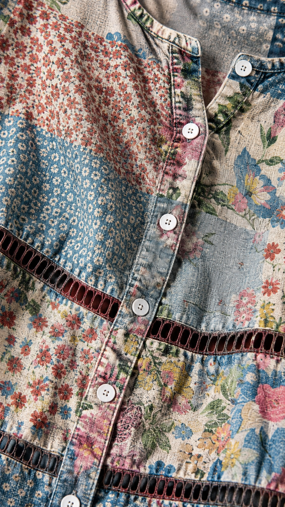 Anoukje | Retro Floral Print Blouse
