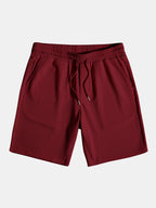 Ripp-Top mit Stehkragen und Shorts
