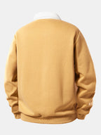 Contrast Collar Sweatshirt