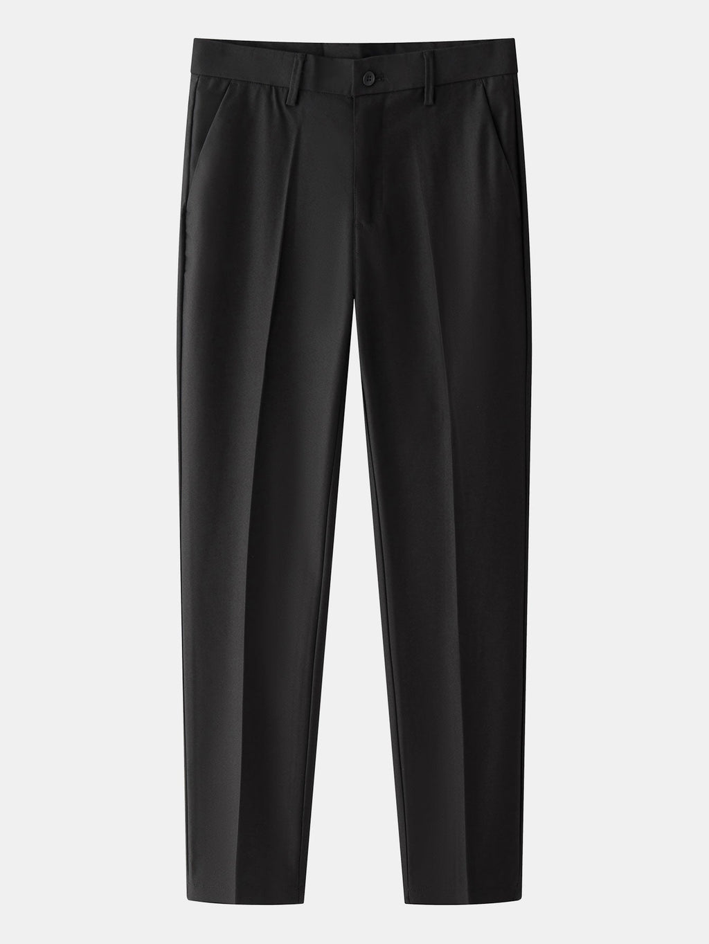 Kontrast Waffle Zip Knit Polo & Slim Fit Tapered Pants
