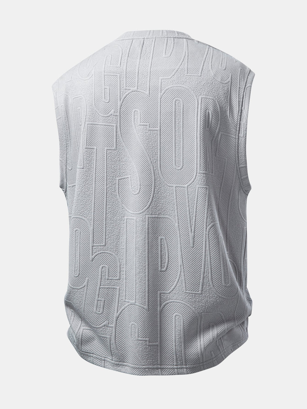 Tanktop mit Buchstaben-Jacquard und Shorts mit Kordelzug - Set