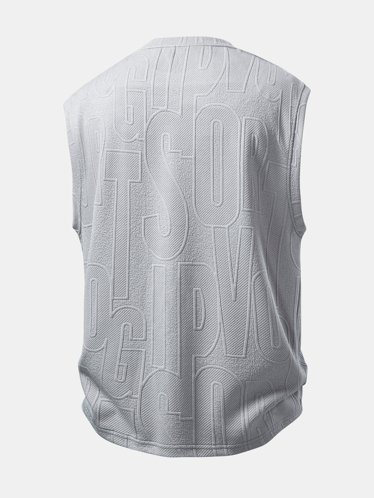 Tanktop mit Buchstaben-Jacquard und Shorts mit Kordelzug - Set