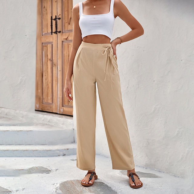 Danique - Bequeme Hose mit Weitem Bein
