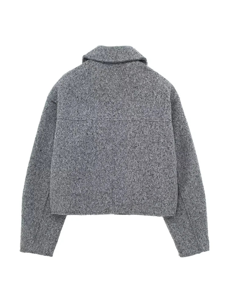 Willie – Vintage-Jacke mit Reißverschluss und klassischem Reverskragen