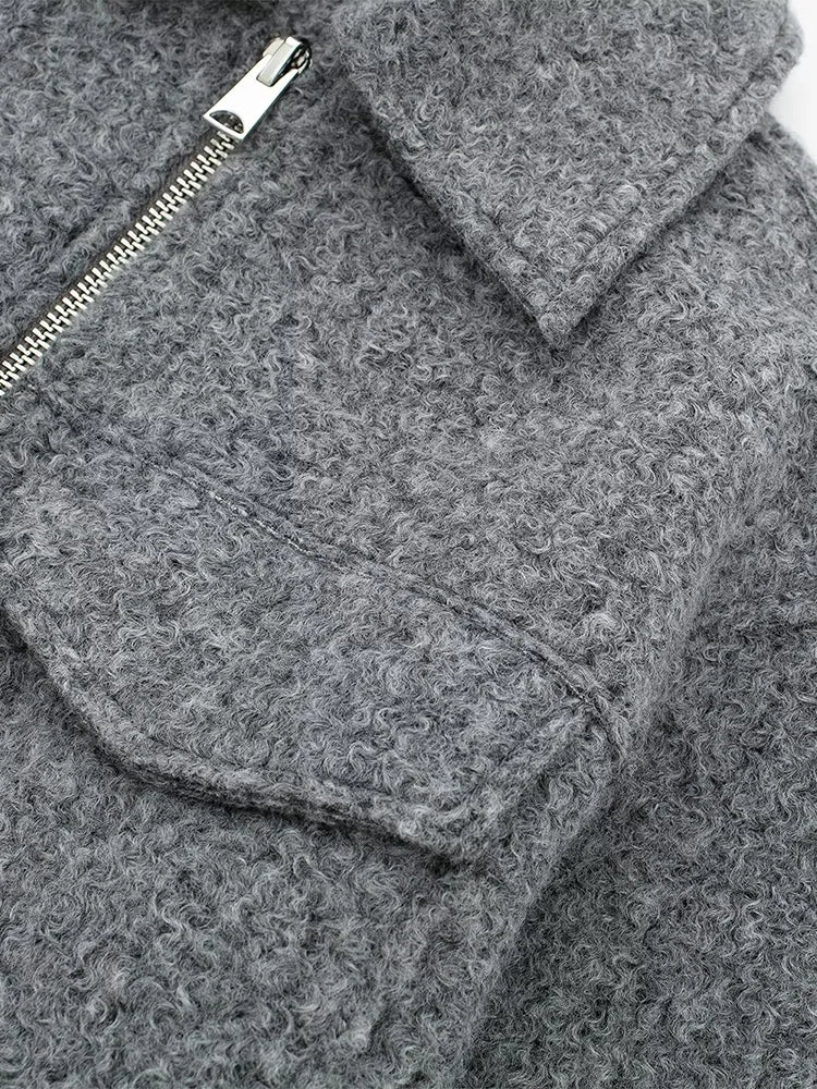 Willie – Vintage-Jacke mit Reißverschluss und klassischem Reverskragen