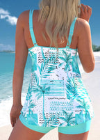 Paige | Lebhaftes Blumen-Tankini-Set für Damen