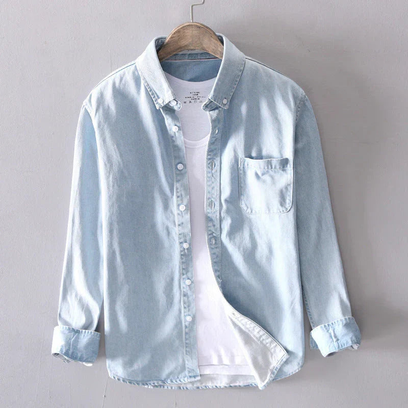 Piero | Luxe Denim Shirt