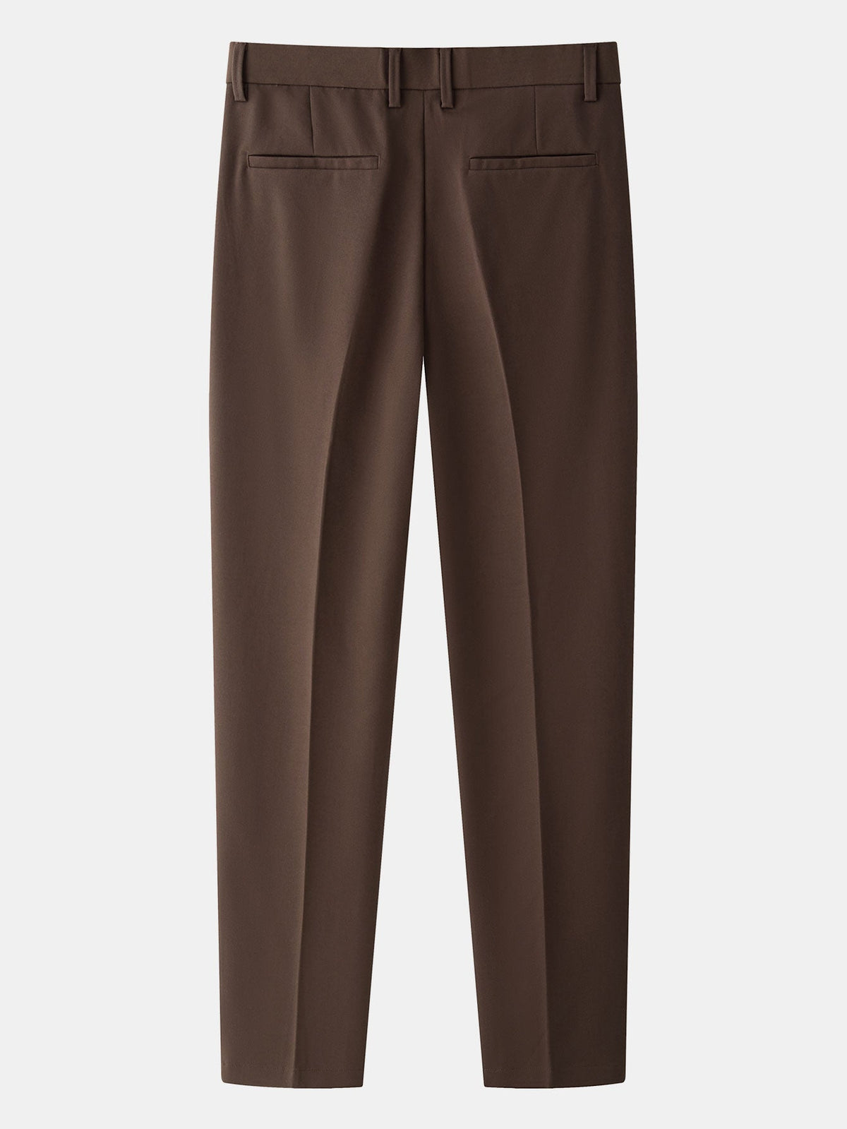 Gestreiftes Leinen-Polo mit Rippstrick und Slim Fit Tapered Hose