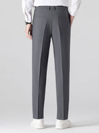 Jacquard Strick-Polo mit gedrehtem Design & Slim Fit Hose