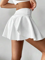 Lucienne | Hochtailliertes, Bequemes Rock-Hosen-Set
