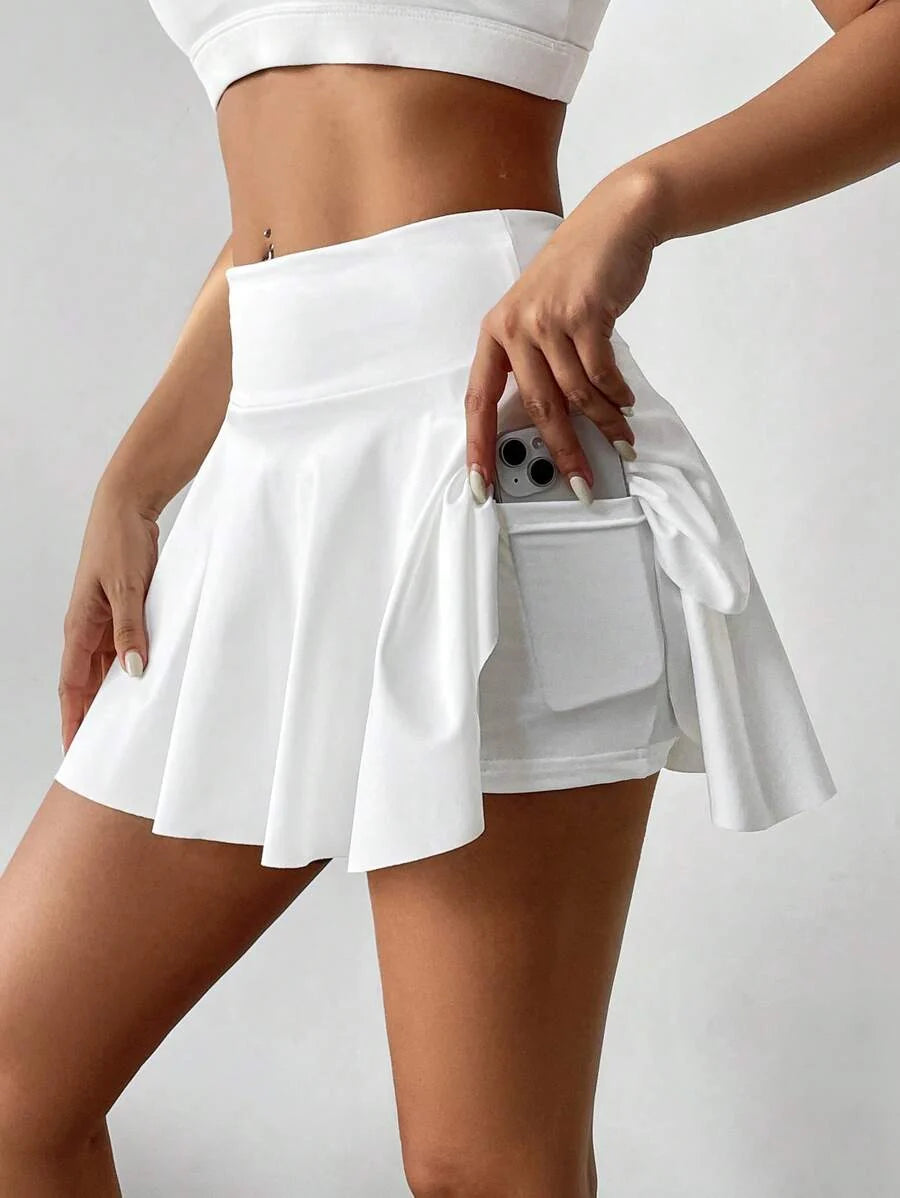 Lucienne | Hochtailliertes, Bequemes Rock-Hosen-Set