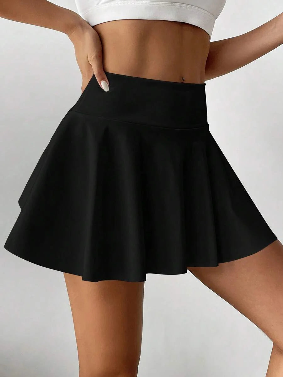 Lucienne | Hochtailliertes, Bequemes Rock-Hosen-Set