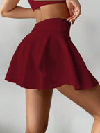 Lucienne | Hochtailliertes, Bequemes Rock-Hosen-Set