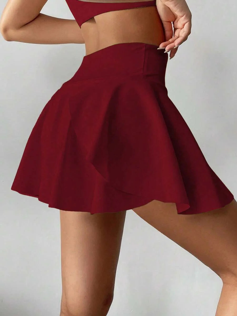 Lucienne | Hochtailliertes, Bequemes Rock-Hosen-Set