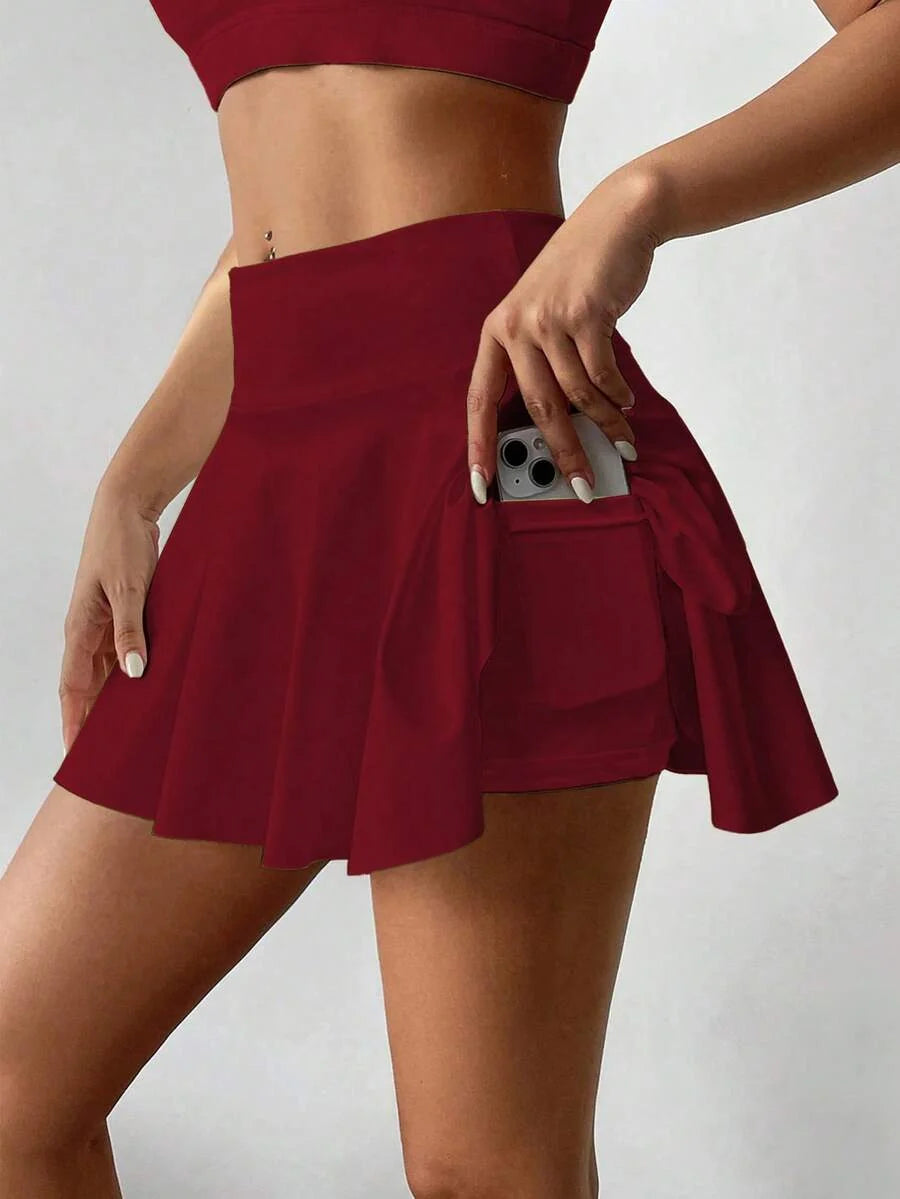 Lucienne | Hochtailliertes, Bequemes Rock-Hosen-Set