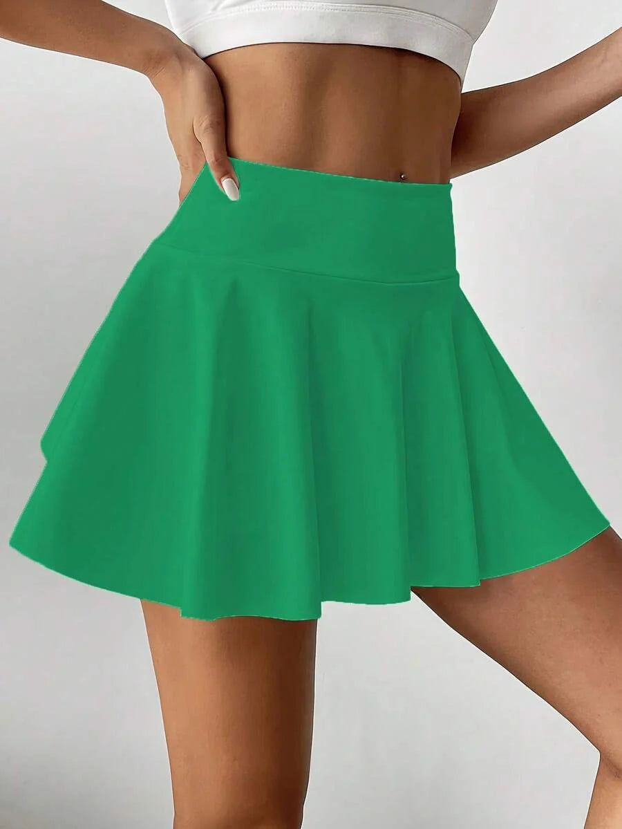 Lucienne | Hochtailliertes, Bequemes Rock-Hosen-Set