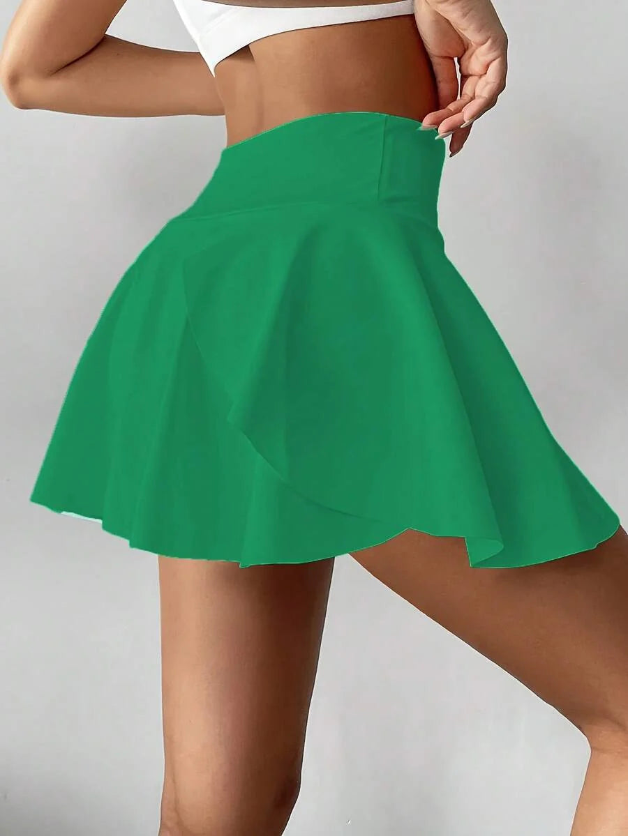 Lucienne | Hochtailliertes, Bequemes Rock-Hosen-Set