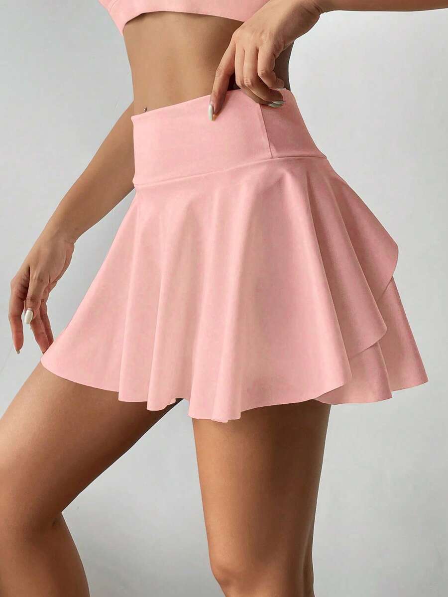 Lucienne | Hochtailliertes, Bequemes Rock-Hosen-Set