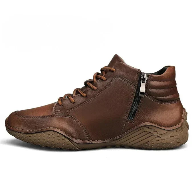 Herren Stiefel aus echtem Leder in Wadenhöhe