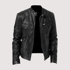 Massimo – Klassische Bikerjacke aus veganem Leder