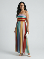 Serene | Leichtes Maxikleid mit Streifen