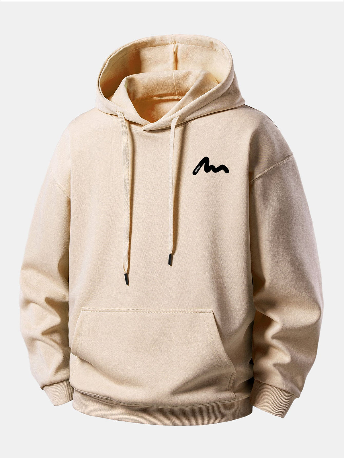 Bequemer Hoodie mit Schriftzug