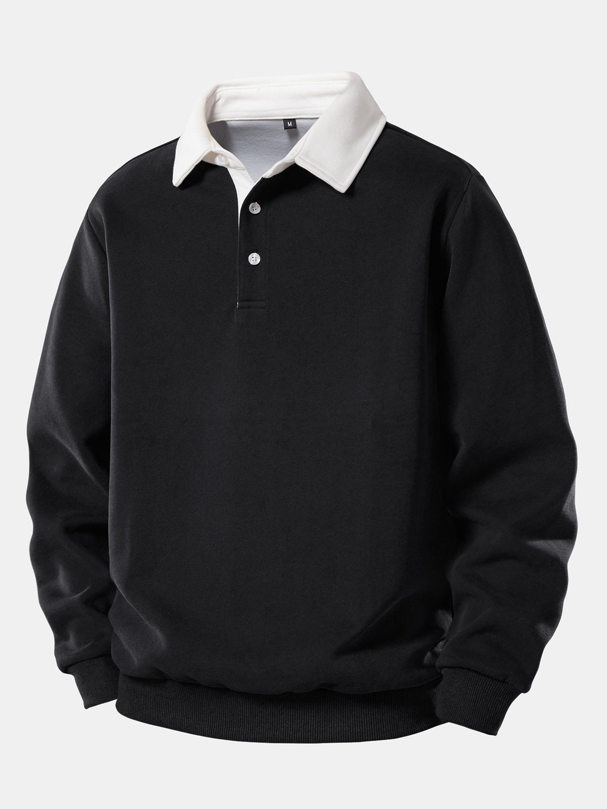 Contrast Collar Sweatshirt
