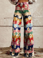 Léon - Stilvolle Blumenhose