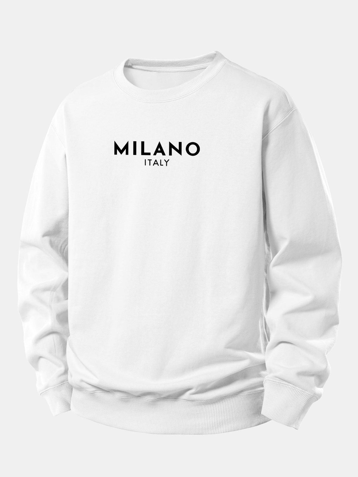 Relaxed Fit Sweatshirt mit Milano-Print