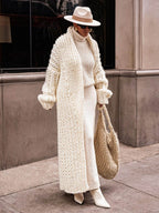 Ivory™| Strickmantel