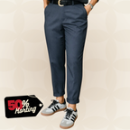Mathilde – Elegante Hochtaillenhose mit Streifen