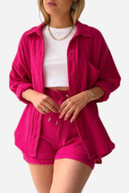 VICTORIA | ZWEITEILIGES HEMD-SHORTS-SET