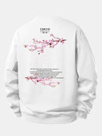 Relaxed Fit Sweatshirt with Tokyo Osaka Print
